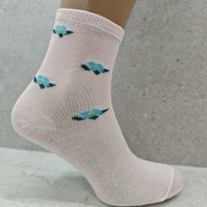 Women's Floral Cotton Socks 1 Pairs - Image 3