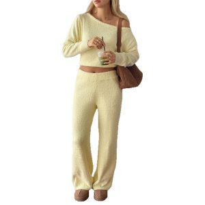 Sports Long-sleeved Sweater Trousers Suit Women - Image 7