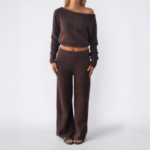 Sports Long-sleeved Sweater Trousers Suit Women - Image 2
