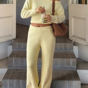 Sports Long-sleeved Sweater Trousers Suit Women - Image 4