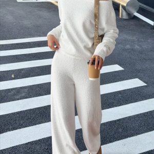 Sports Long-sleeved Sweater Trousers Suit Women - Image 6