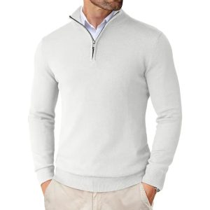 Autumn Men's Season Zipper Sweater Ultra-thin Lightweight - Image 5