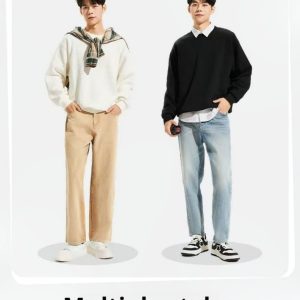 Export Quality English European And American Sizes Jacquard Round Neck Hoodie For Men And Women - Image 6