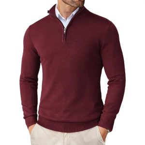 Autumn Men's Season Zipper Sweater Ultra-thin Lightweight - Image 7