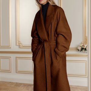 Autumn And Winter Women's Wool Coat Jacket - Image 8