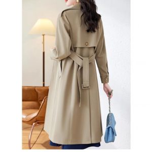 New Autumn Mid-Length Trench Coat For Women - Image 7